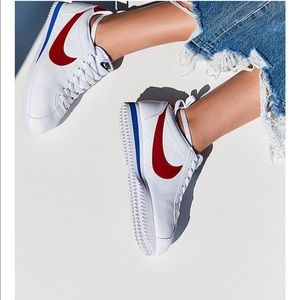 red and white cortez womens